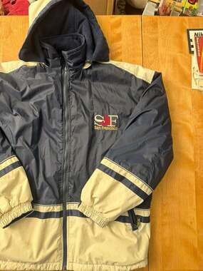 Vintage San Francisco Reversible Windbreaker Fleece Jacket